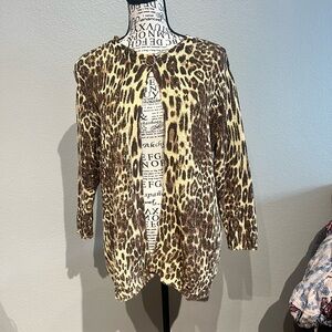 Leopard Print Cardigan